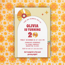 60-tals Retro 20-tal 30-tal Vuxen Groovy Födelseda