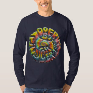 60-talTie-Färg Doberman T-shirt