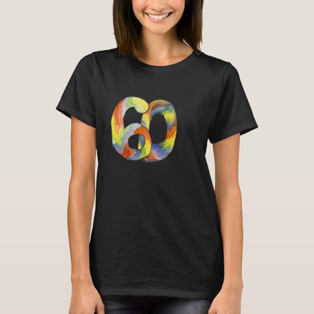 60 Tie Dye t-shirt (Framsida)
