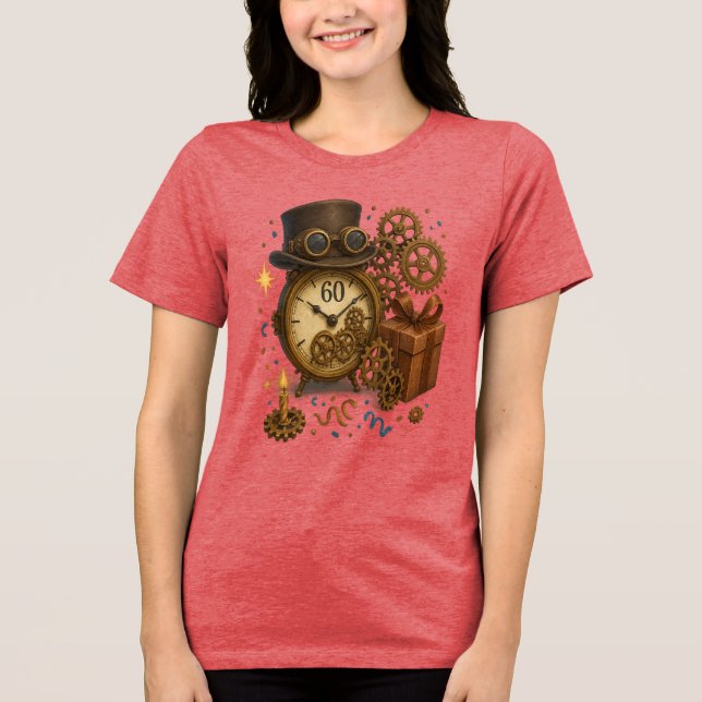 60 & Timless - Steampunk Firande T Shirt (Framsida)