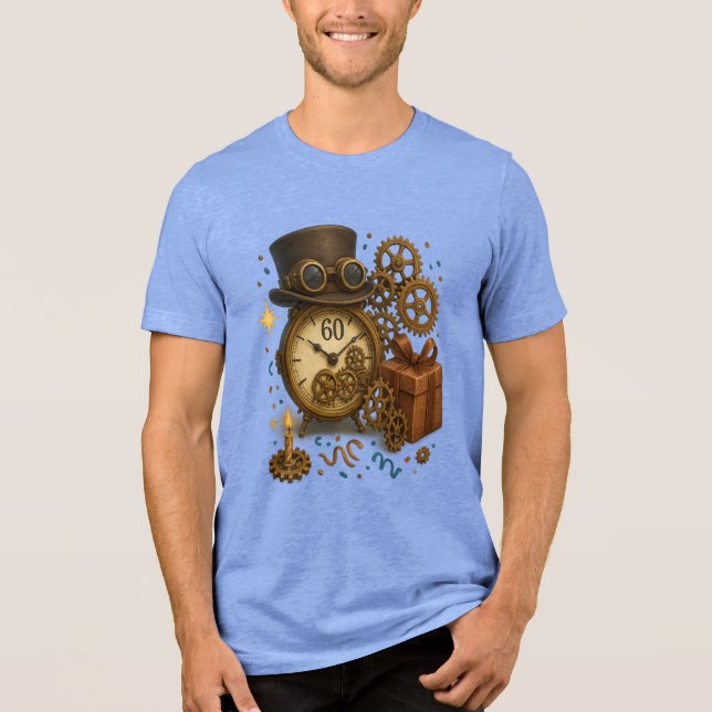 60 & Timless - Steampunk Firande T Shirt (Framsida)