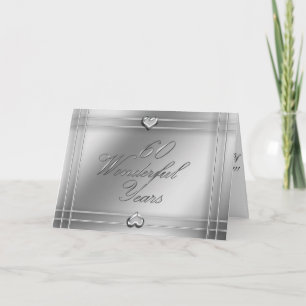60 Underbara år (bröllop-årsdagen) Kort