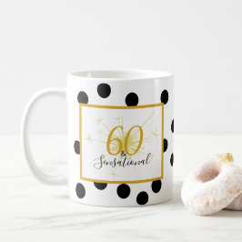 60 & UPPSEENDEVÄCKANDE 60th mugg för