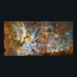60" x30" Hubble - Carina Nebula Star Birth Poster<br><div class="desc">TIFF-filen 29566x14321 (490 MB) från NASA Hubble visar hur nebulan föds i en ny detaljnivå. Nebulans fantasinliknande landskap är skulpterat av utströmmande vind och av ultraviolett strålning från de monsterstjärnor som härjar i detta inferno. På processaa splittrar dessa stjärnor det omgivande material som är den sista svepningen av det gigantiska...</div>