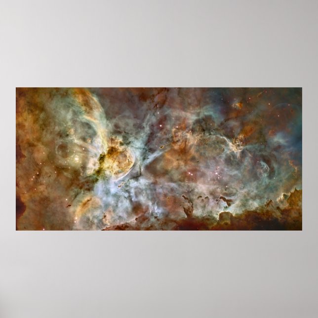 60" x30" Hubble - Carina Nebula Star Birth Poster (Framsidan)