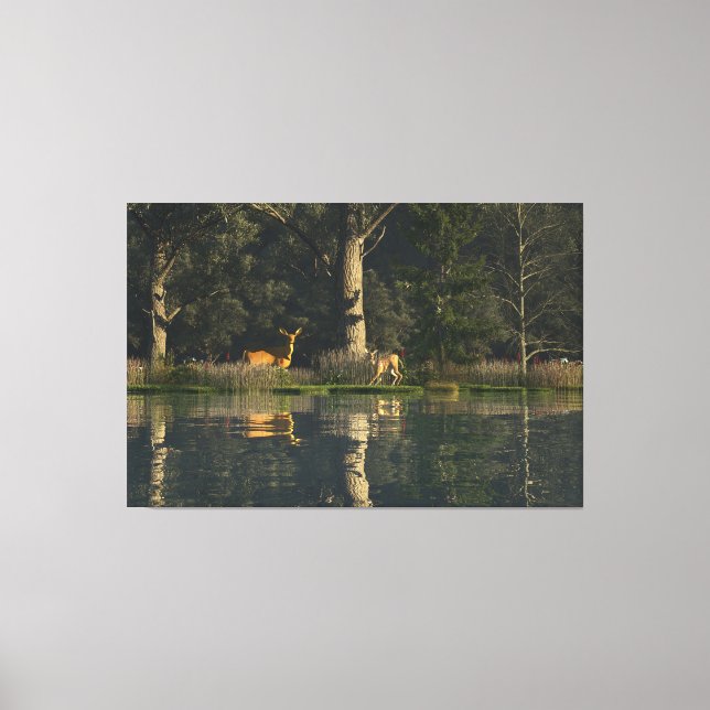 60"x40" Canvas konst med "Förskräckt" bild (Framsida)