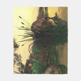 60"x50" Fleece Blanket w' at Vatten Kant image