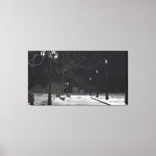 60" x 40" Canvas Art med "City Park"-bild