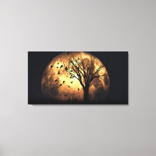 60" x 40" Canvas art w" Harvest Måne" image