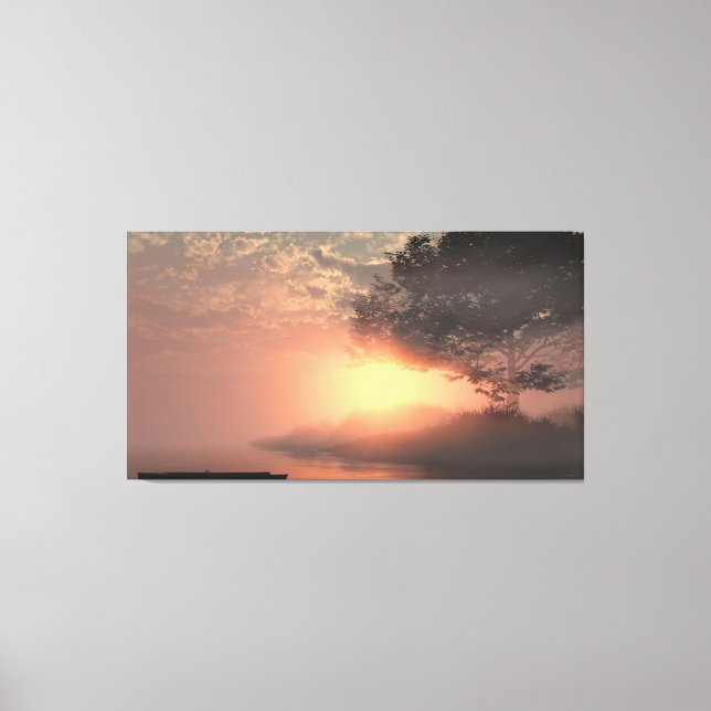 60" x 40" Canvas Art with "Misty" image (Framsida)