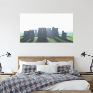 60 x 40 Canvas Art with "Stonehenge in Mist" image