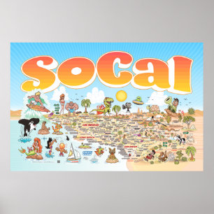 60 x 40 Giant SoCal-Poster Poster