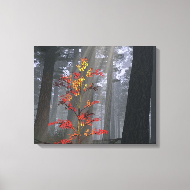 60 x 40-tums arbetsytekonst med "Fledgling"-bild Canvastryck (Framsida)