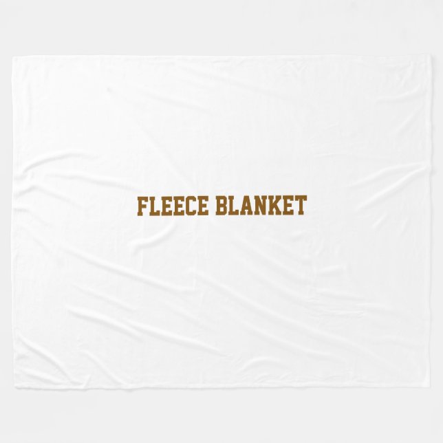 60" x 80" Flanellfilt Fleecefilt (Framsidan (Horisontell))