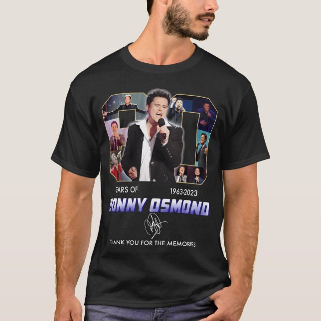 60 Years Of 19632023 Donny Osmondhank You Forhe Me T Shirt (Framsida)