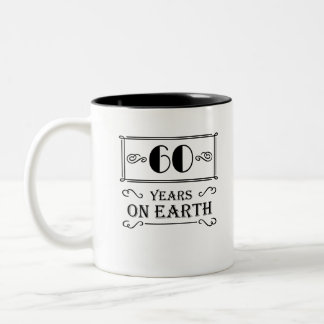 60 years on earth Två-Tonad mugg