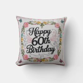 60 Years Young" Dekorativ kudde: A Classic Gift Kudde