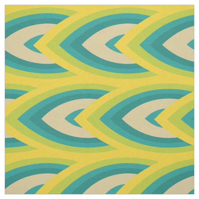 60s 70s-modets återgivning tyg (Provkarta)