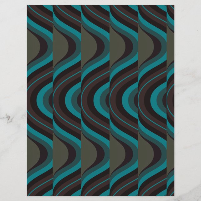 60s 70s retro mod paper print (Framsida)