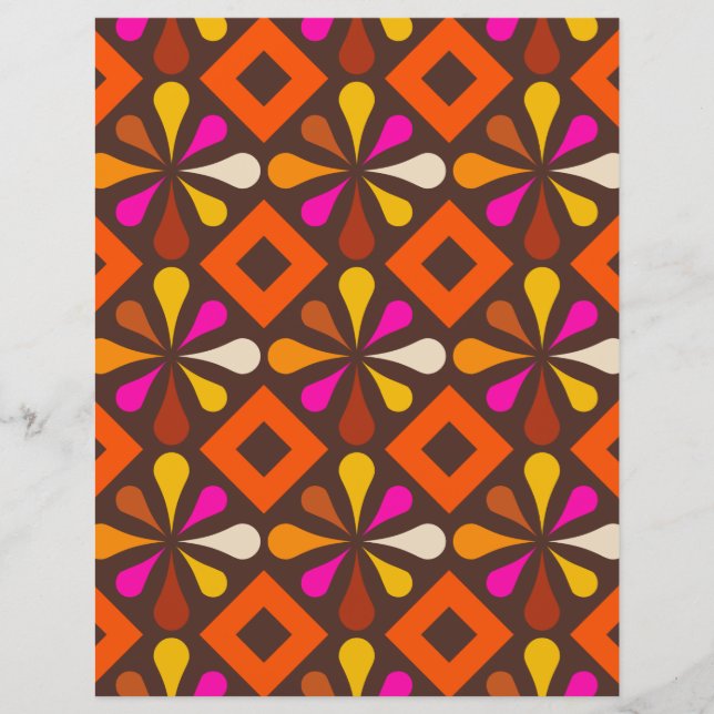 60s 70s retro mod paper print (Framsida)