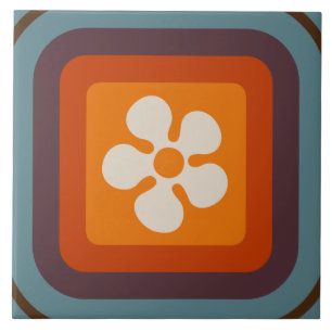 60s 70s retropanel kakelplatta
