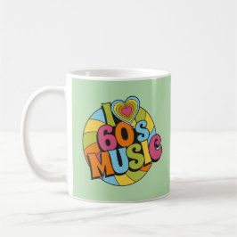 60s Inspired Music Retro Groovy Aesthetic Kaffemugg