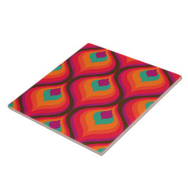 60s keramisk platta av typen retromönster kakelplatta