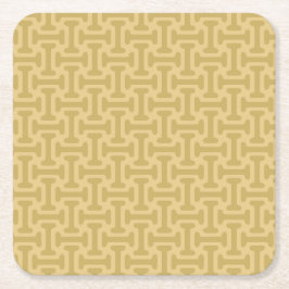 60s Paper Pattern Underlägg Papper Kvadrat