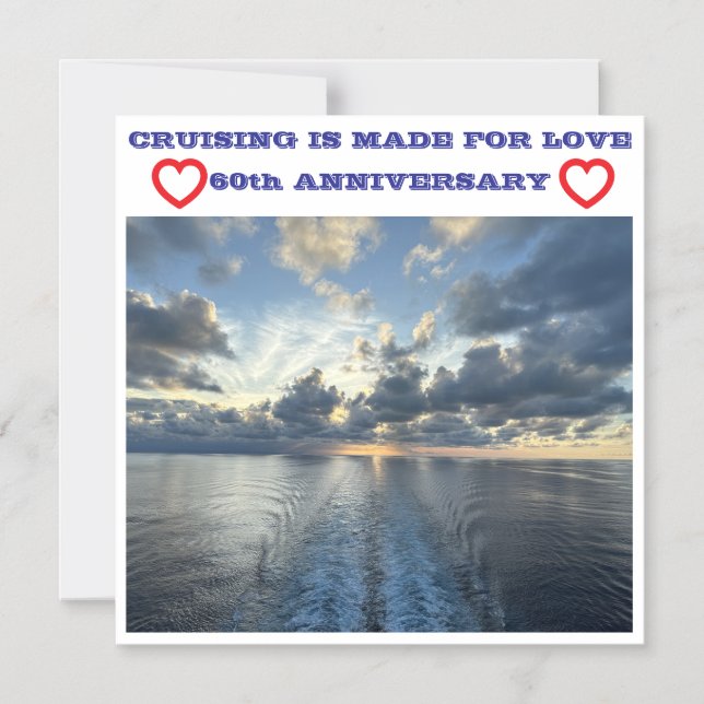 60th ANNIVERSARY CRUISE DOOR MAGNET (Framsida)