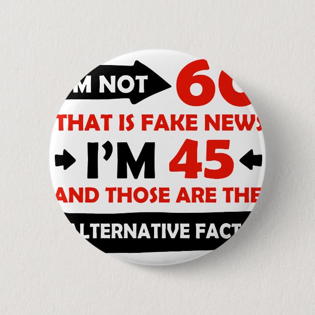 60th åriga födelsedaggåvor knapp (Framsida)