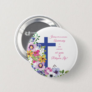 60th Årsdag nunna, religiös livkor Knapp