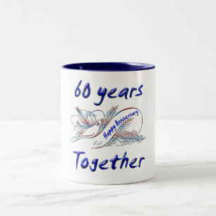 60th. Årsdag Två-Tonad Mugg