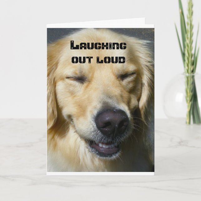 **60th BIRTHDAY** LAUGHING OUT LOUD! Card Kort (Framsida)