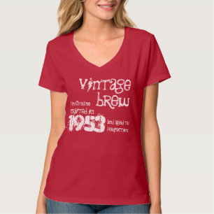 60th Brygd 1953 för födelsedaggåvavintage V01 Tee