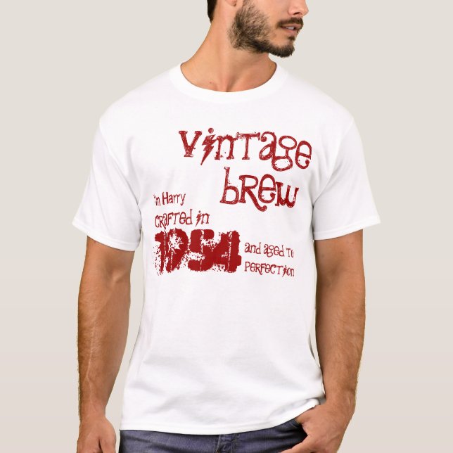 60th Brygd 1954 för födelsedaggåvavintage V07M Tee (Framsida)