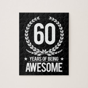 60th Födelsedag (60 år av att vara enorma) Pussel