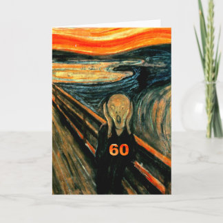 60th Födelsedag Kort