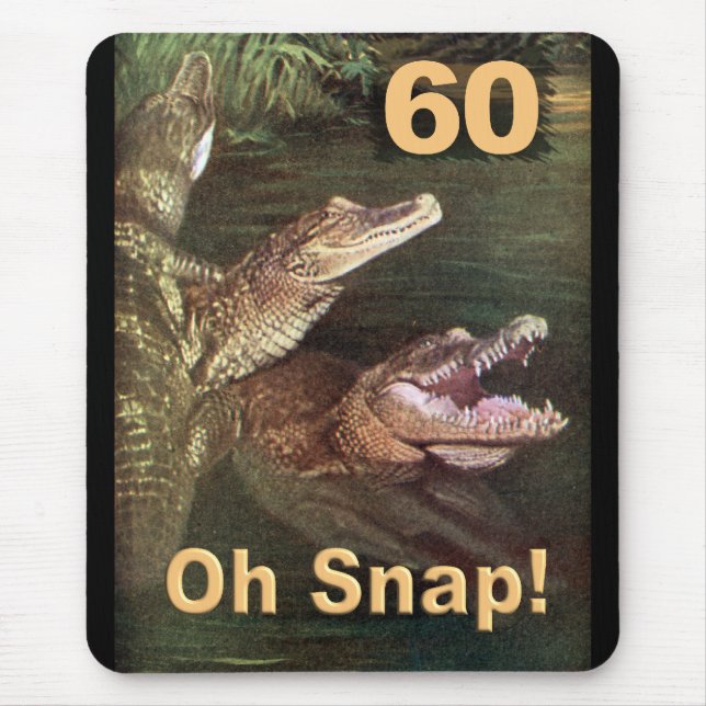 60th Födelsedag Musmatta (Framsidan)