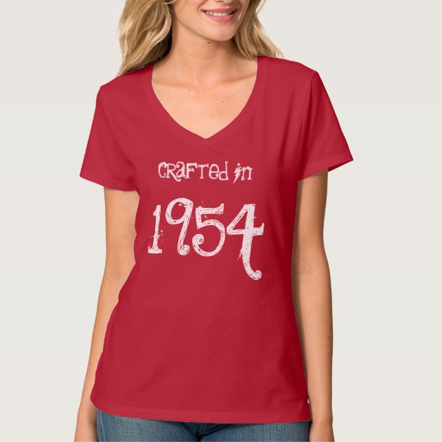 60th Födelsedaggåva 1954 eller något år för henne Tee (Framsida)