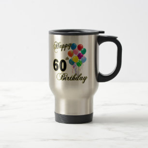 60th födelsedaggåvor för lycklig och resemugg