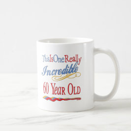60th födelsedaggåvor för roligt kaffemugg