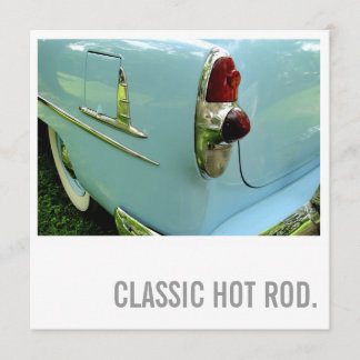 60th Födelsedaginbjudningar - klassikerhot rod Inbjudningar