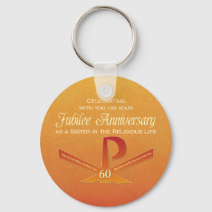 60th Kor för Pax för Jubileeårsdagnunna, orange Nyckelring
