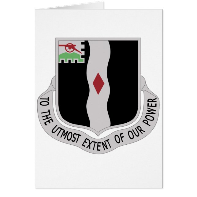 60th lnfantry Reginent Hälsningskort (Framsidan)