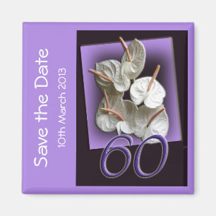 60th partyspara datum magneter - vitanthuriums