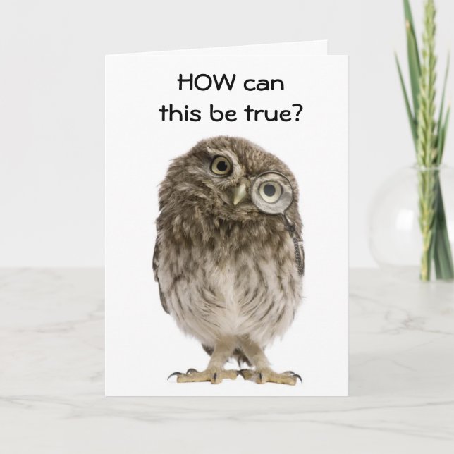 **60th*** VEM TROR ATT VI KAN VARA DENNA GAMLA? Kort (Framsida)