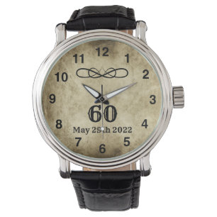 60TH Vintage Utseende Klocka