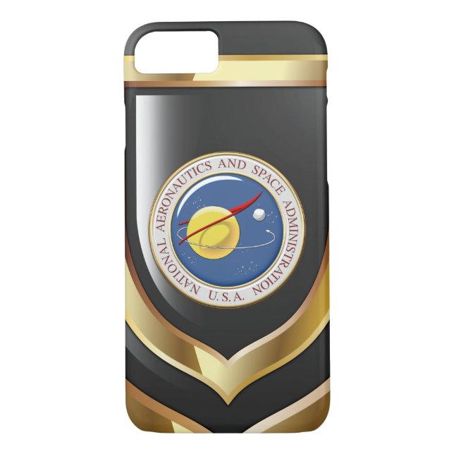 [610] NASA Emblem [3D] Case-Mate iPhone Skal (Baksida)
