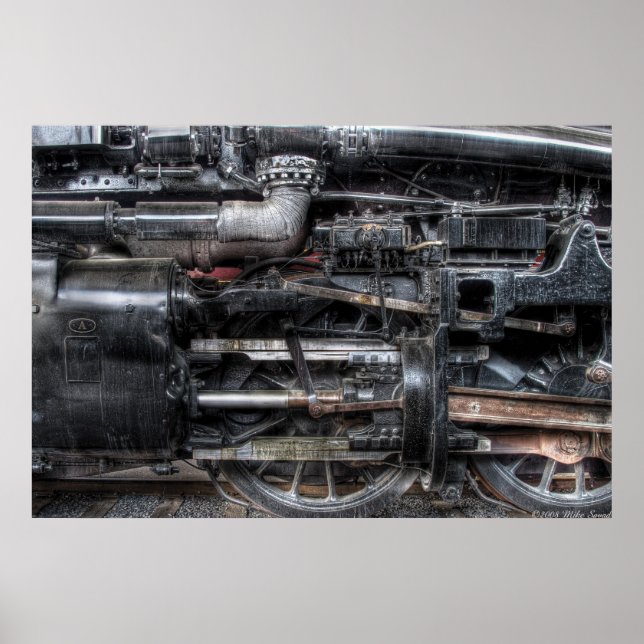 611 - NW - J Class - Ånga 4-6-4 - Hjul Poster (Framsidan)