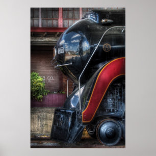 611 - NW - klass J - ånga 4-6-4 Poster